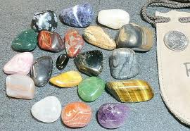 Tumbled stone collection